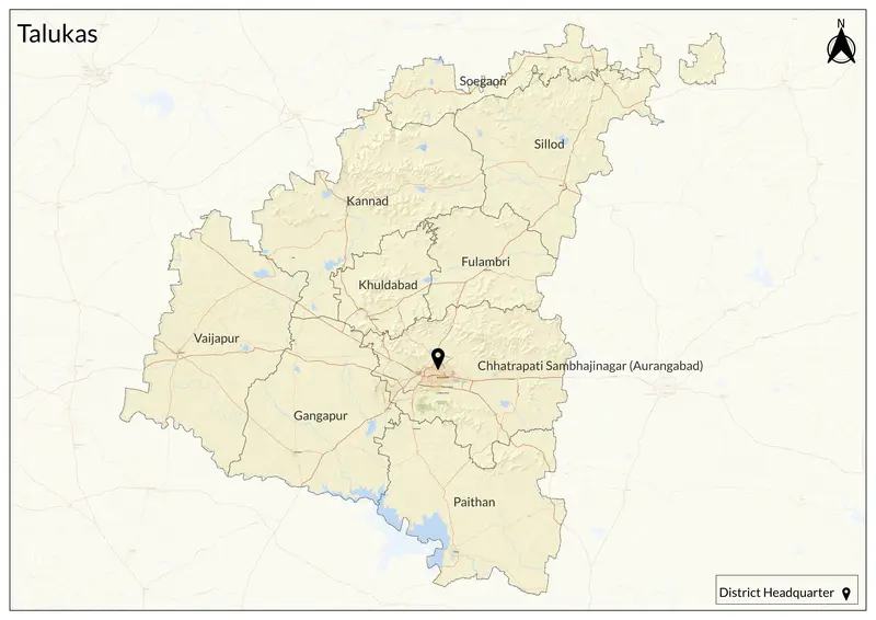 chhatrapati-sambhaji-nagar TALUKAS