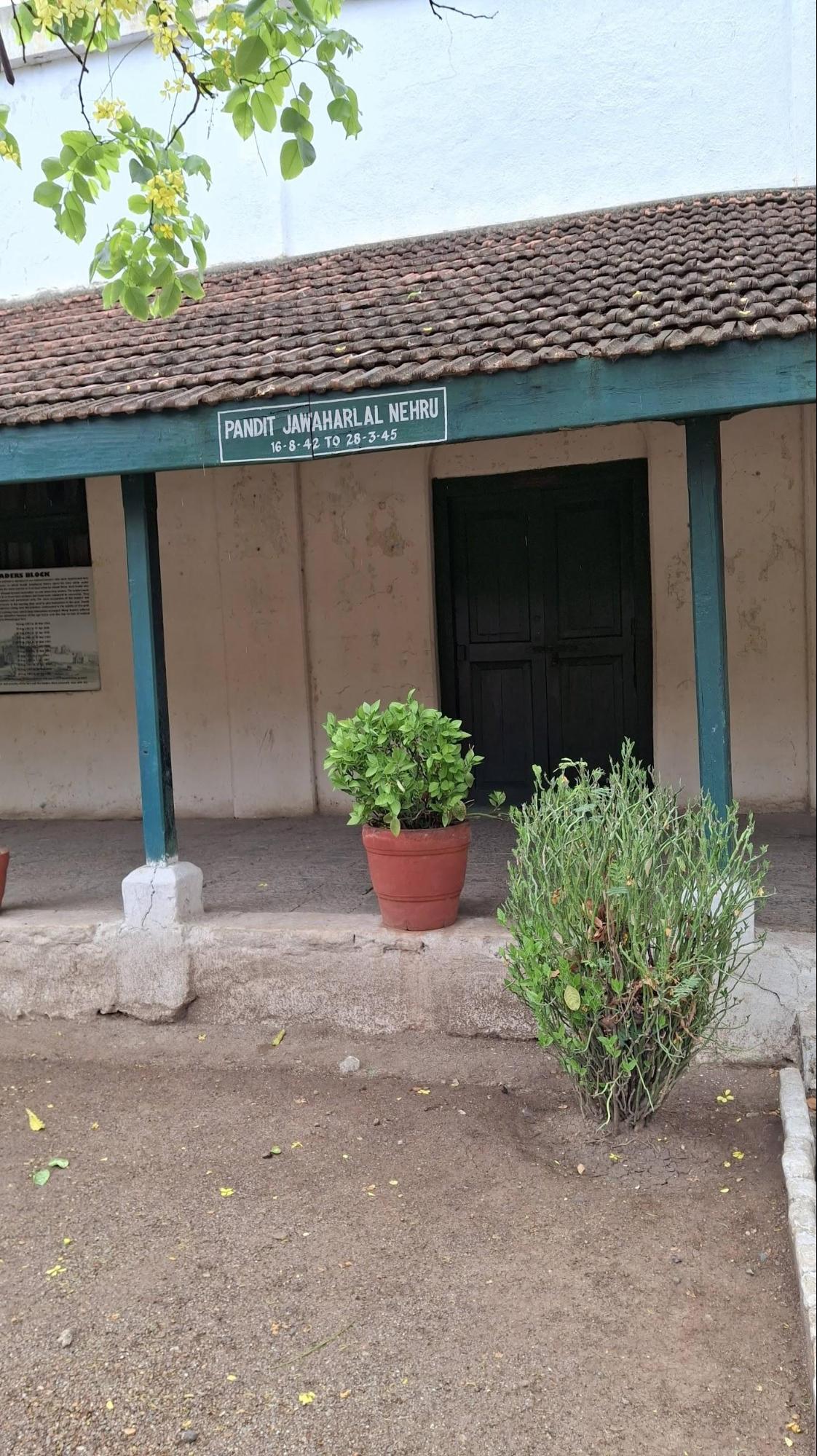 The prison rooms of Pandit Jawaharlal Nehru at the Leader’s Block in Ahmednagar fort. (Source: CKA Archives)