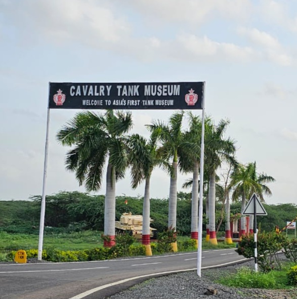 Entrance of the Cavalry Tank Museum at Ahilyanagar. (Source: CKA Archives)