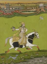 Chand Bibi Hawking, an 18th-century portrait[2]