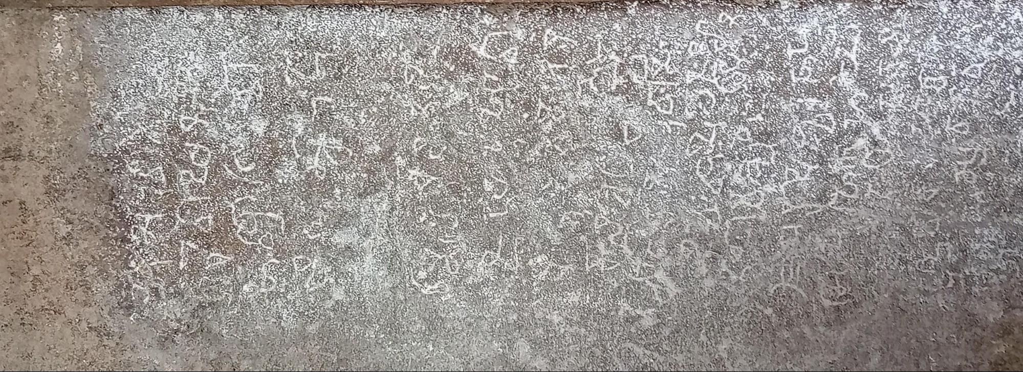 Petikashirsha Brahmi inscriptions (Source: CKA Archives)