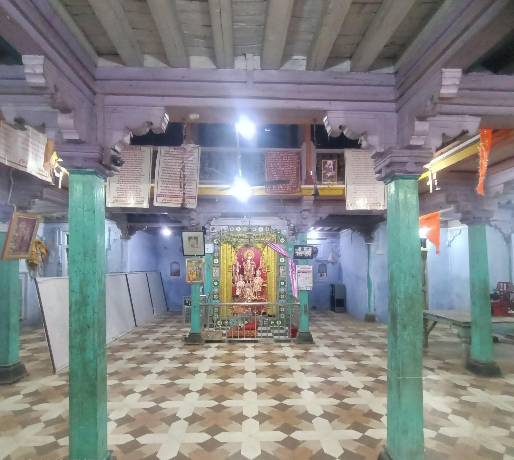 The garbha griha (sanctum sanctorum) of the Ram Mandir. (Source: CKA Archives)