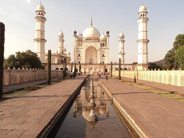 Bibi Ka Maqbara, also known as the Taj of Deccan  in the Begumpura, Chhatrapati Sambhaji Nagar.