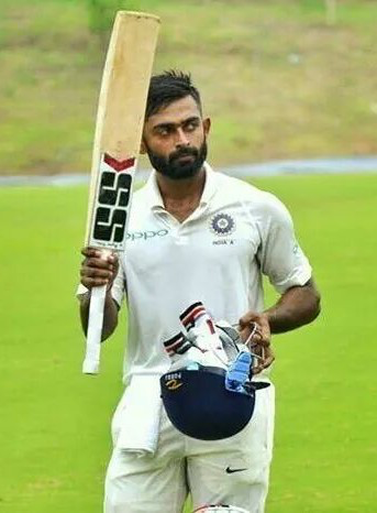 Ankit Ramdas Bawne, born on December 17, 1992, in Paitha, Aurangabad, Maharashtra, isan Indiancricketer who represents Maharashtra in domestic cricket. He is a right-handed middle-order batsman known for his solid technique and consistency, boasting a first-class batting average of over 50.[2]