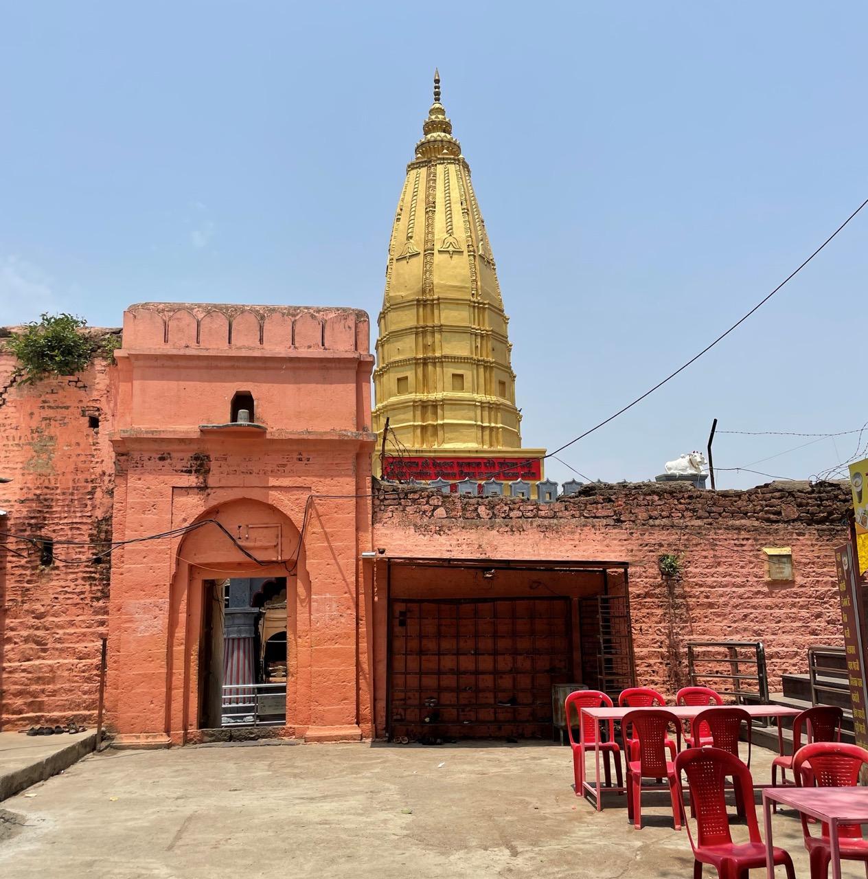 Entrance to the Ramling Mandir, featuring its distinctive golden shikhara. (Source: CKA Archives)