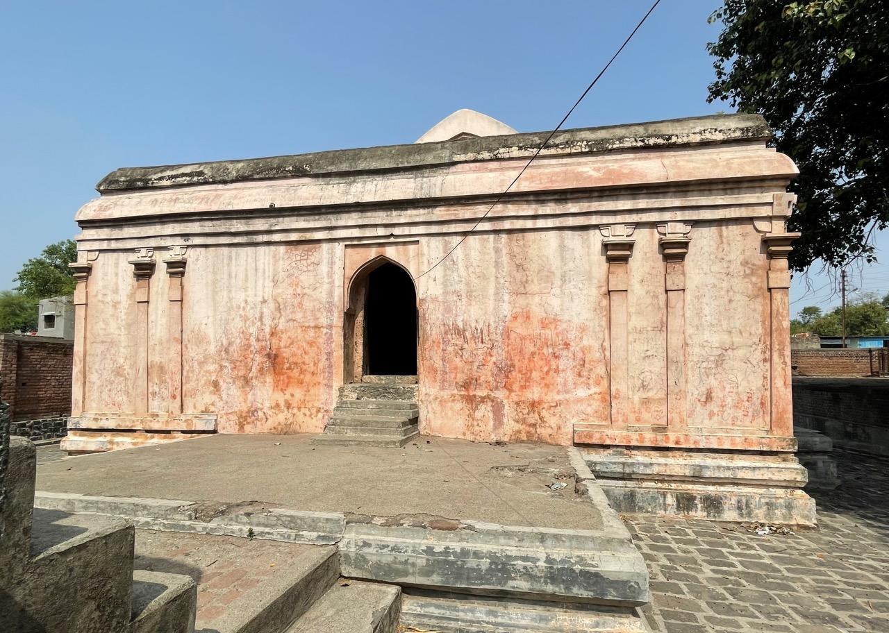 The exteriors of Trivikrama Mandir, Ter, Dharashiv, showcasing its solid lime and brick construction and arched entrance. (Source: CKA Archives)