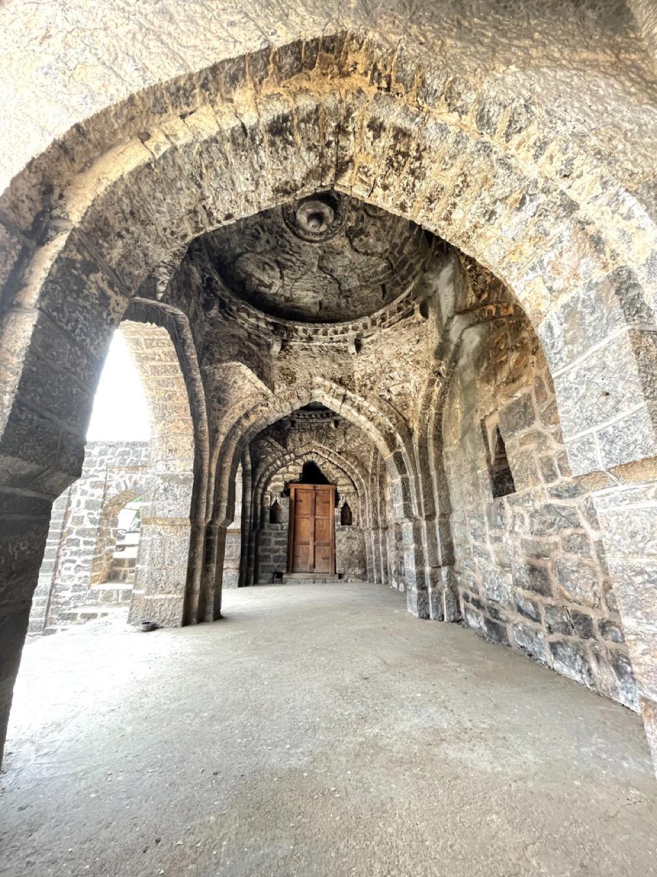 The intricate carvings and domes within the fort's interiors reflect the Indo-Islamic architectural style, showcasing the rich cultural fusion that defines the fort's unique design. (Source: CKA Archives)