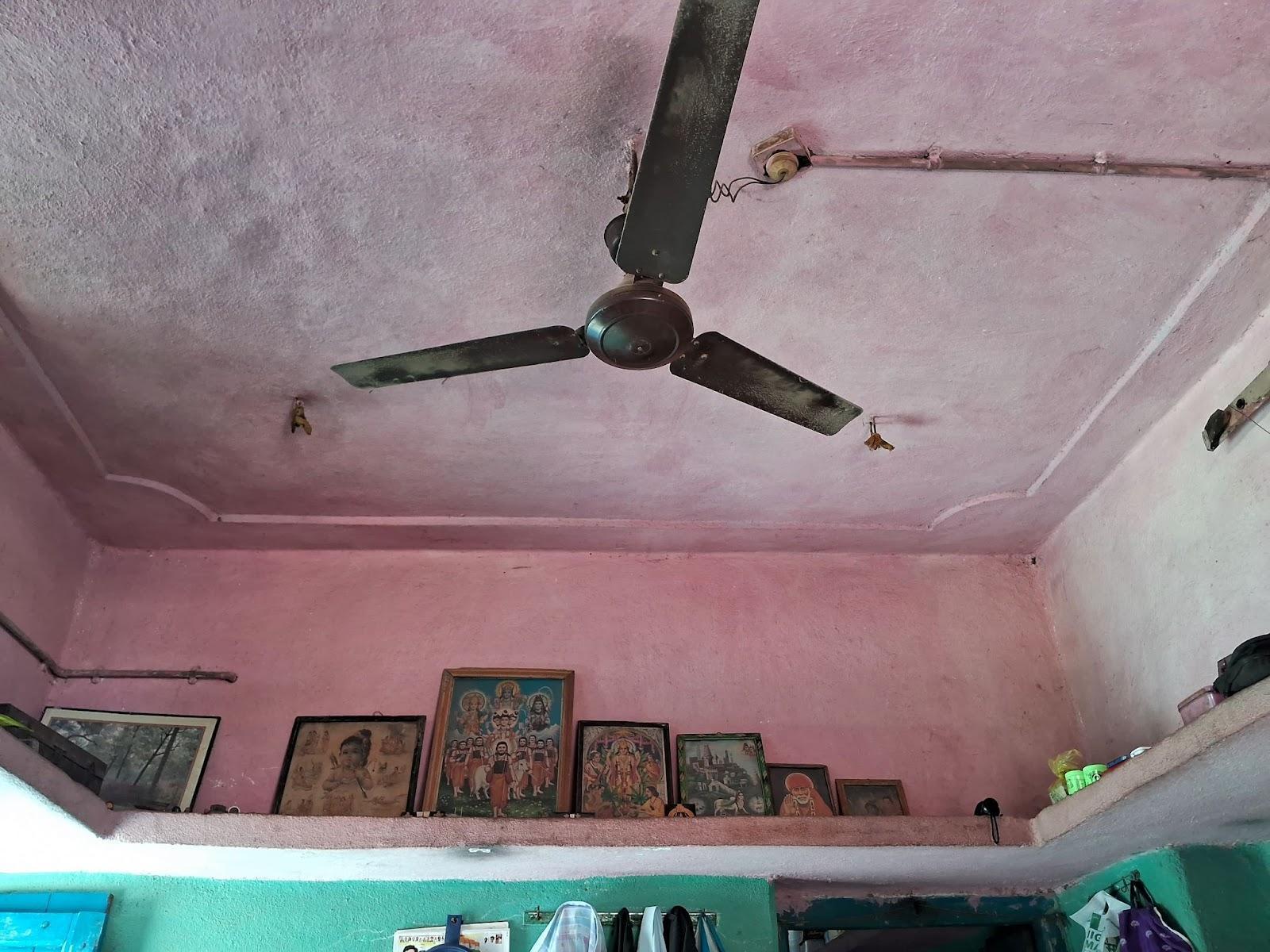 The ceiling of the house has been built using a combination of cement and metal. (Source: CKA Archives)