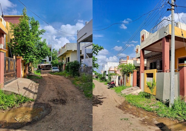 This street view of the locality shows how two sides of the house face the street. (Source: CKA Archives)