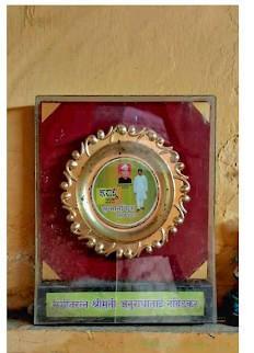 Awards received by Anuradha Tai Nandedkar, displayed together. (Source: CKA Archives)