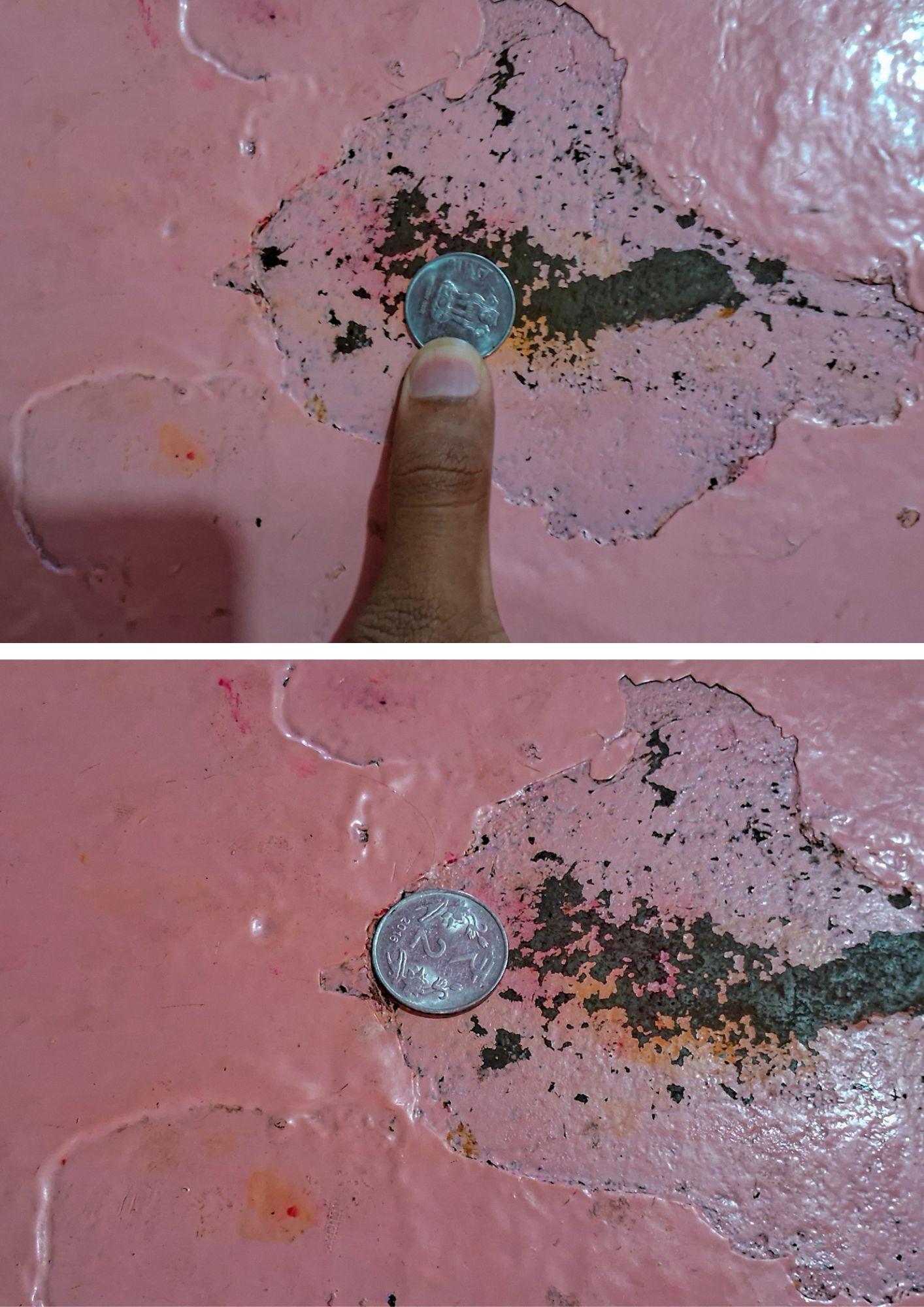Devotees participating in the traditional coin-wishing ritual near the inner sanctum. (Source: CKA Archives)