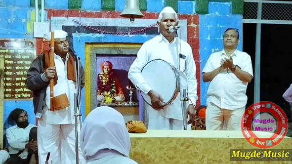 Bhedik artists performing Bhedik Lavani during a traditional folk event[1]