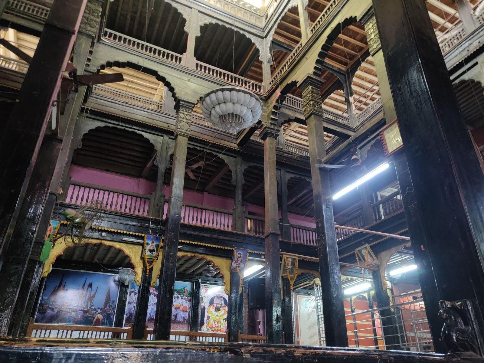 A view of the two floors of the Mandir (Source: CKA Archives)