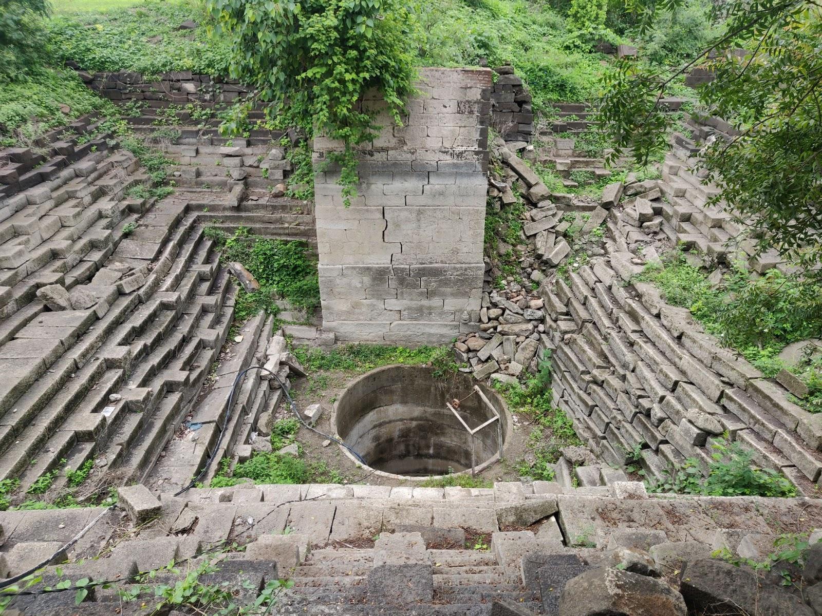 The Stepwell that is adjacent to the Mandir (Source: CKA Archives)