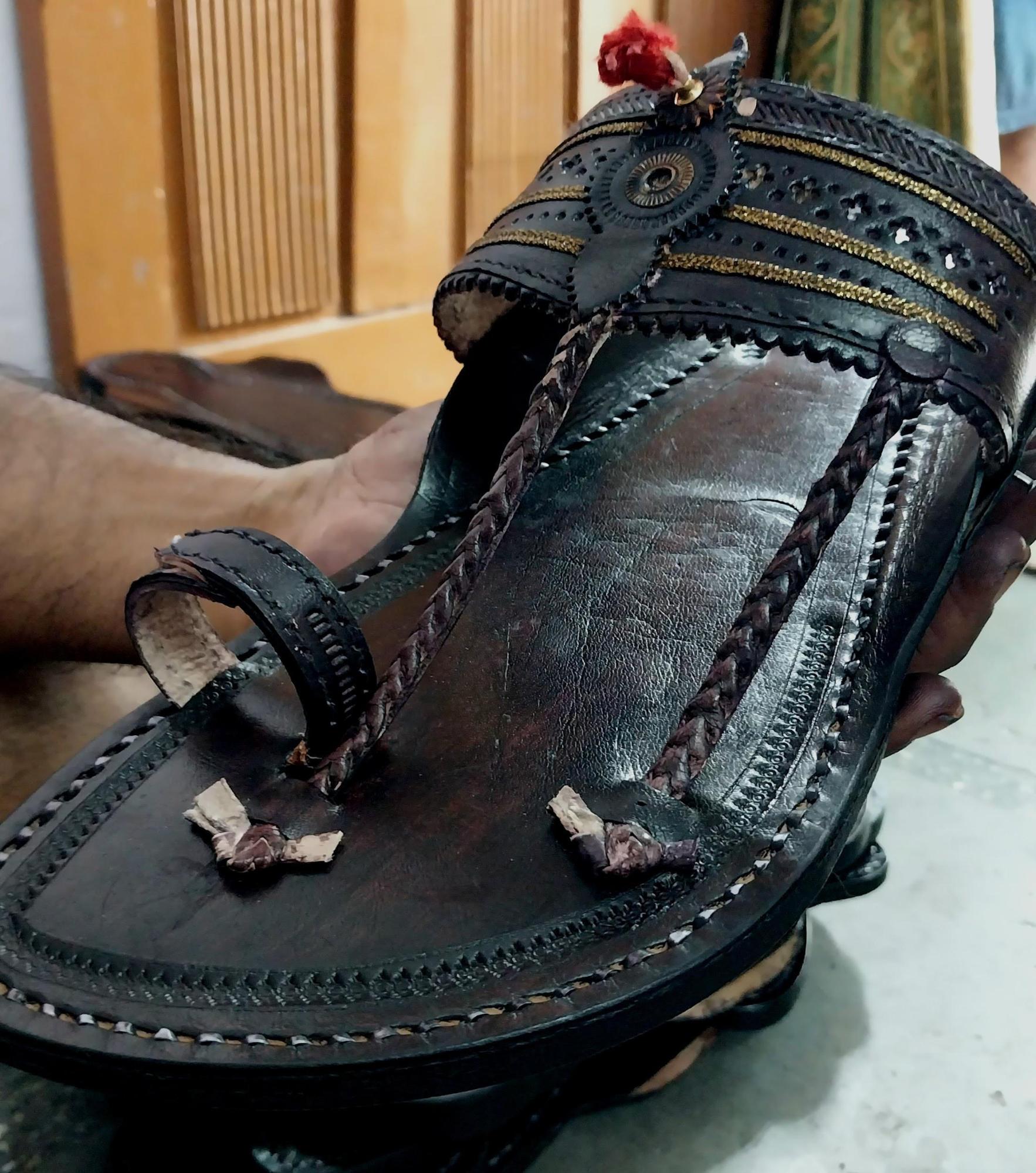 Ready to sell Kolhapuri chappal. Source: CKA Archives