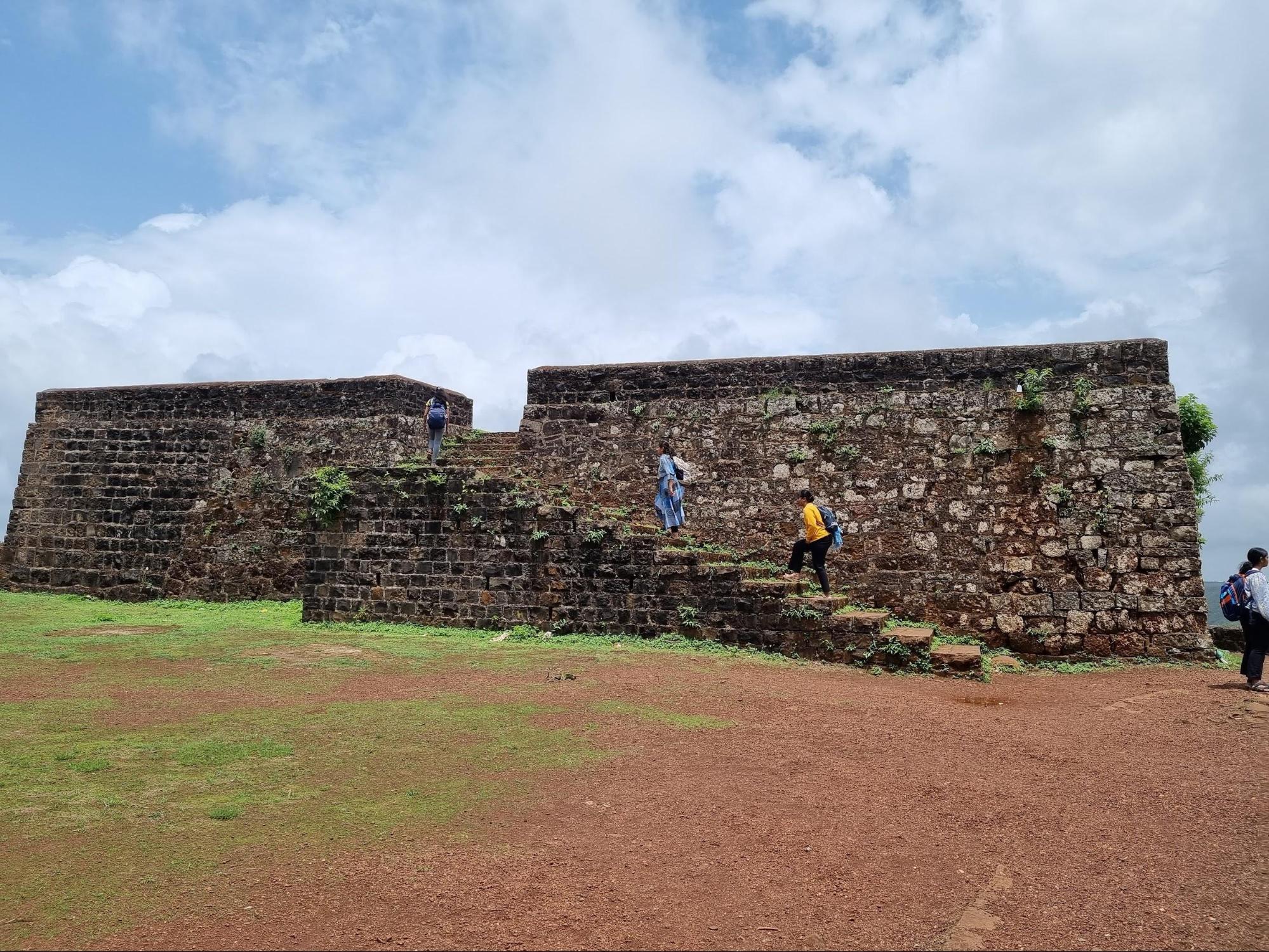 A view of the Pusati Buruj at Panhala Fort. (Source: CKA Archives)