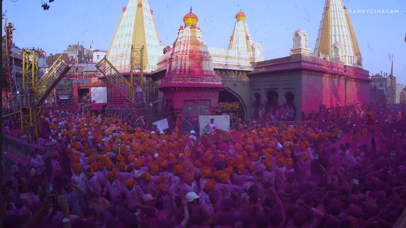 Celebrations in full swing with pink gulal everywhere[3]