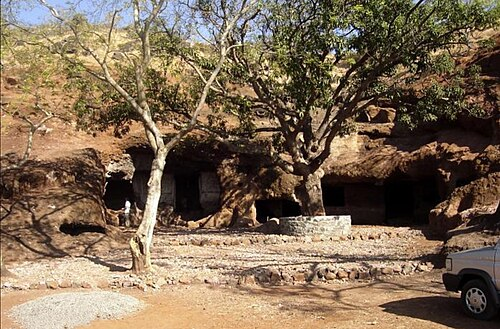 Buddhist Rock-Cut Caves at Pohale (Pavala).Situated near Jyotiba Hill, 9 km northwest of present-day Kolhapur, these caves represent early Buddhist presence in the region.