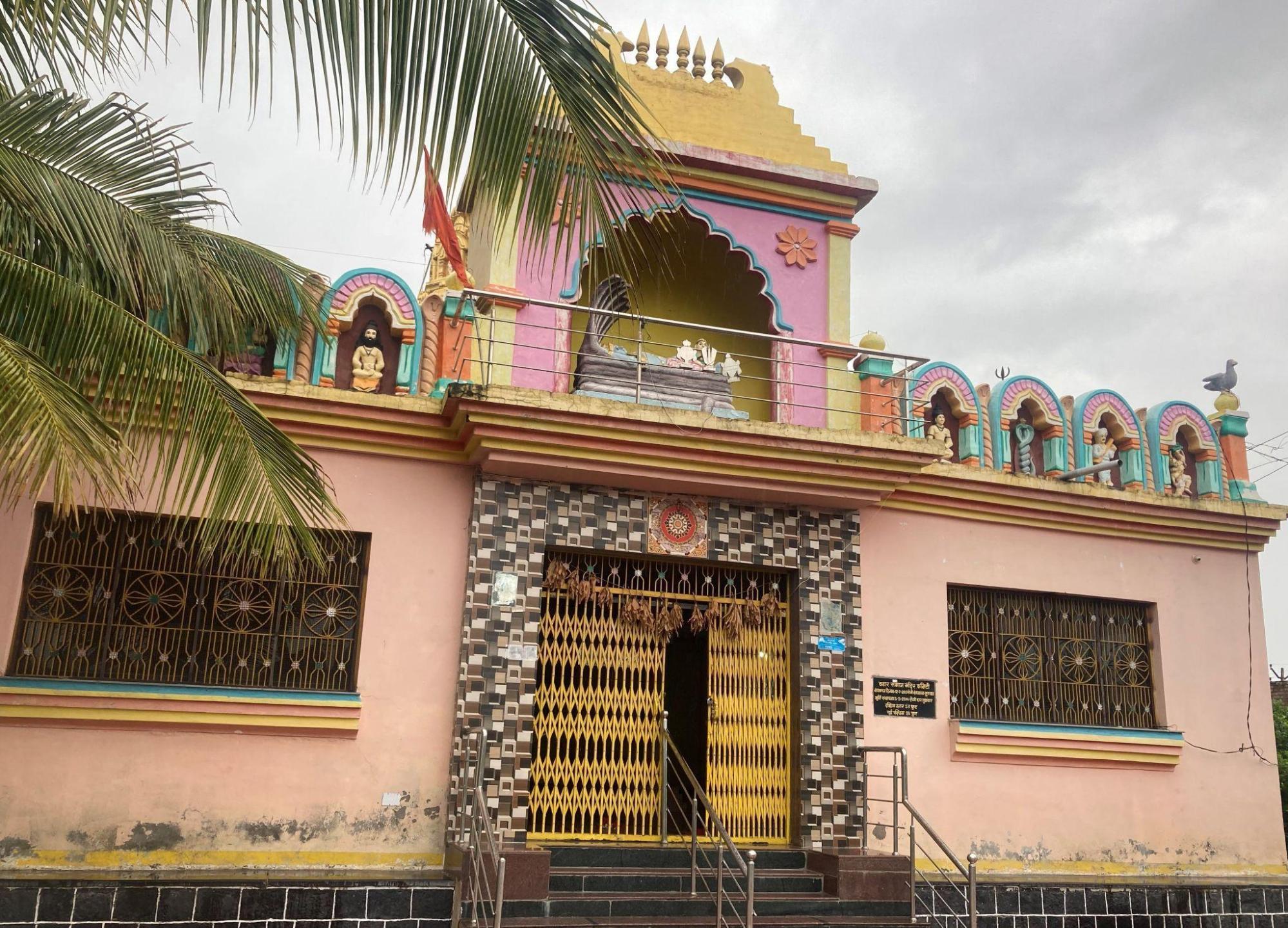 Colorful facade of Tirupati Balaji Mandir, adorned with detailed depictions of various devtas and devis in vivid hues. (Source: CKA Archives)