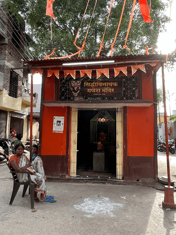 Entrance to Siddhivinayak Ganesh Mandir, Ganesh Chowk, Latur.The mandir is closely tied to the identity of the area and continues to be maintained by the same family for multiple generations. (Source: CKA Archives)