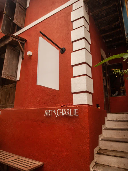 Exterior view of Art and Charlie gallery in Pali Village, Bandra.[10]