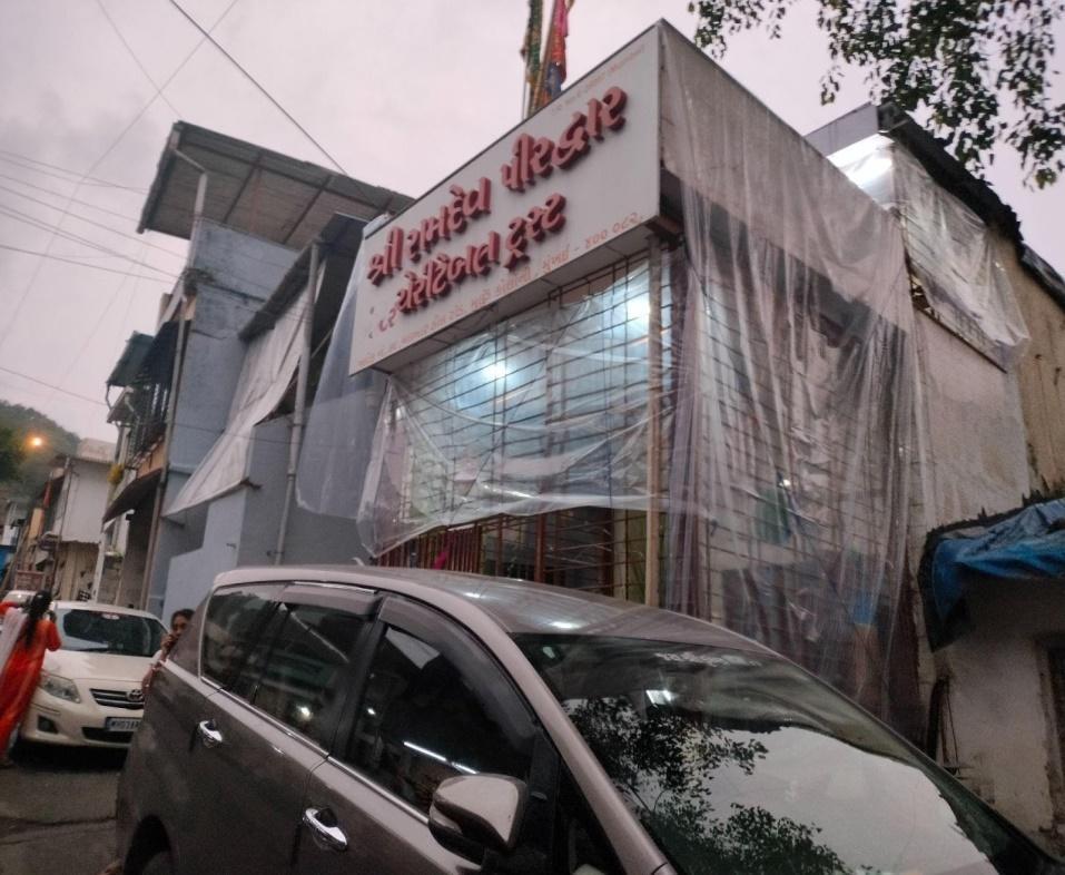 A signboard that reads ‘Shri Ramdas Pirdwar Charitable Trust’ in Gujarati Lipi. (Source: CKA Archives)