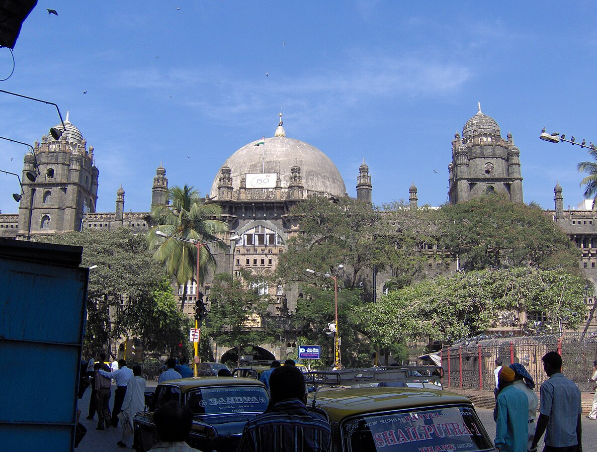 General Post Office building in Mumbai combines Islamic, Mughal, and traditional Indian architectural elements in its design.[15]