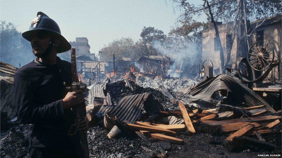 Aftermath of 1993 bombings.