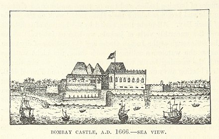 Bombay Castle in 1666