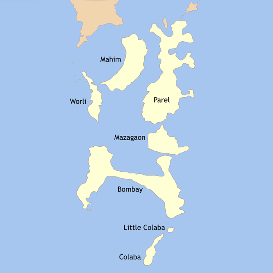 Seven Islands of Mumbai.