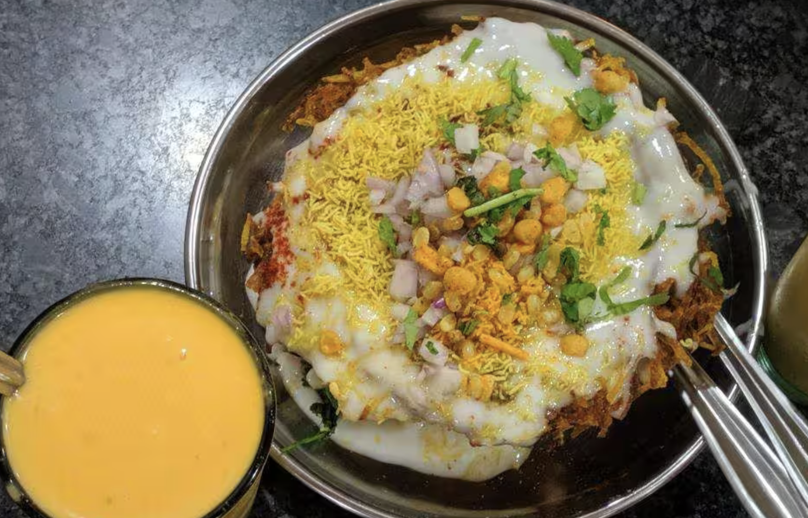 Mango Lassi and Dahi Sev Puri from Bagga Sweets[6]