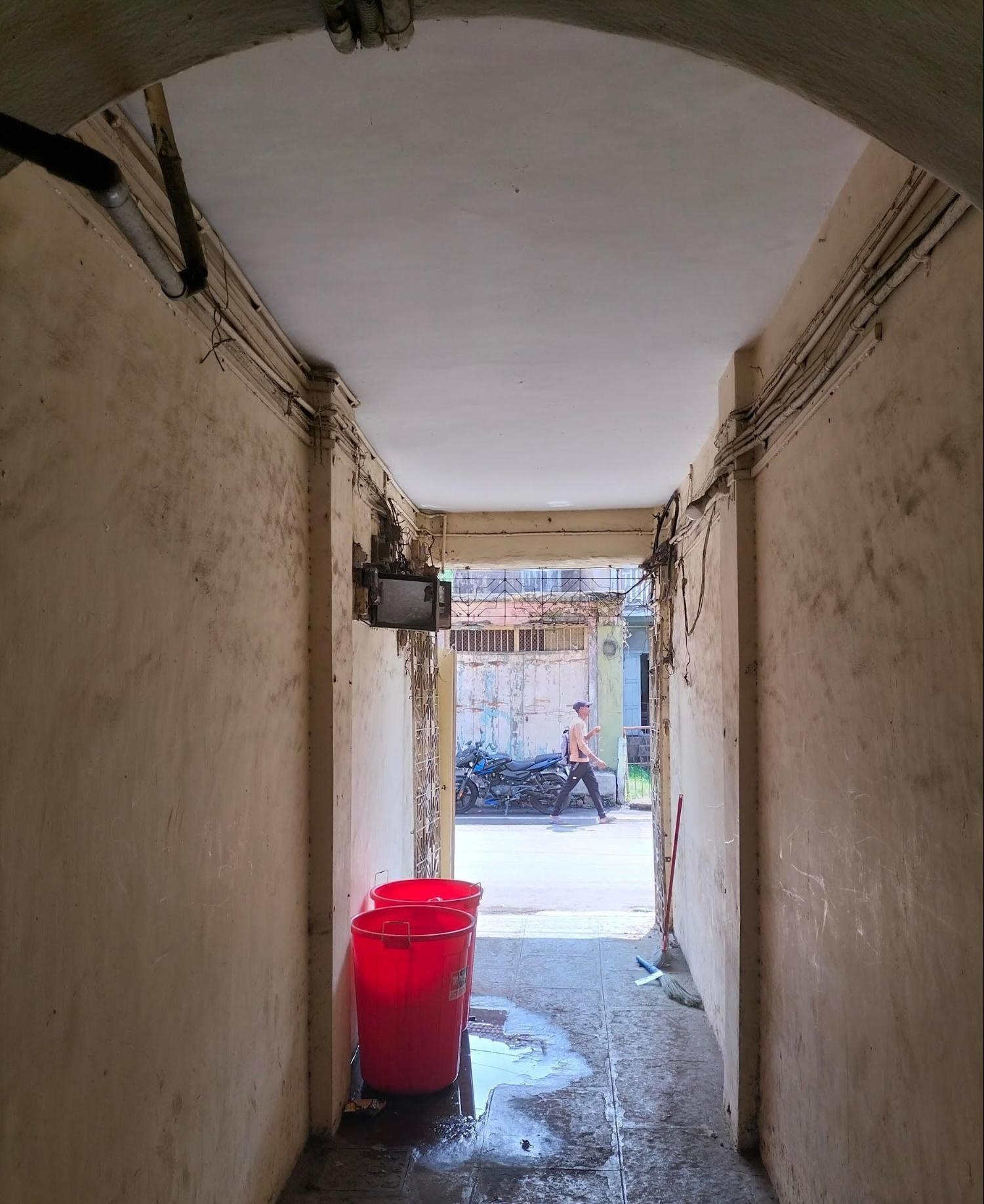 Exit corridor of the building, facing east as per Vastu Shastra principles. (Source: CKA Archives)