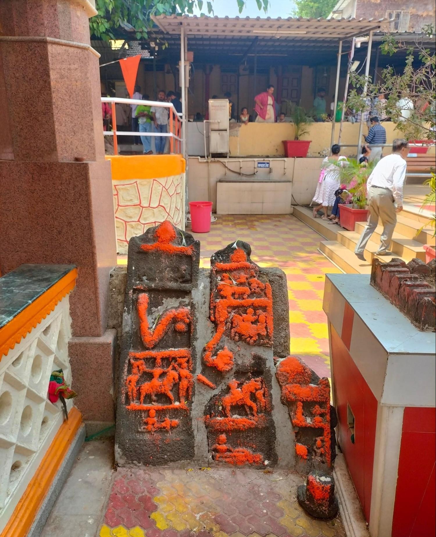 A standing stone slab with faded iconography. Such historic structures might be of much interest to archaeologists. (Source: CKA Archives)
