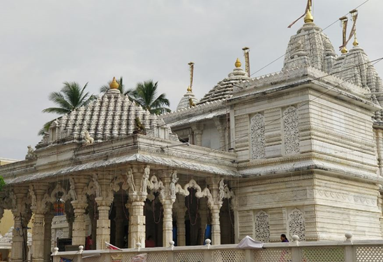 The Agashi Maha Tirtha in Virar is an intricately carved marble structure.[1]