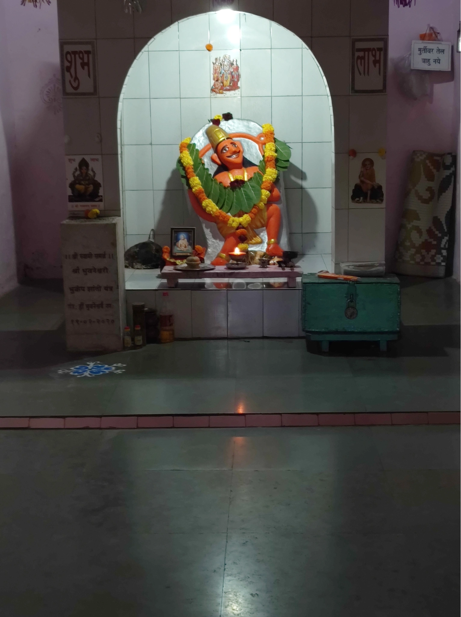 The Hanuman Mandir within the premises of Vasai Fort.[8]