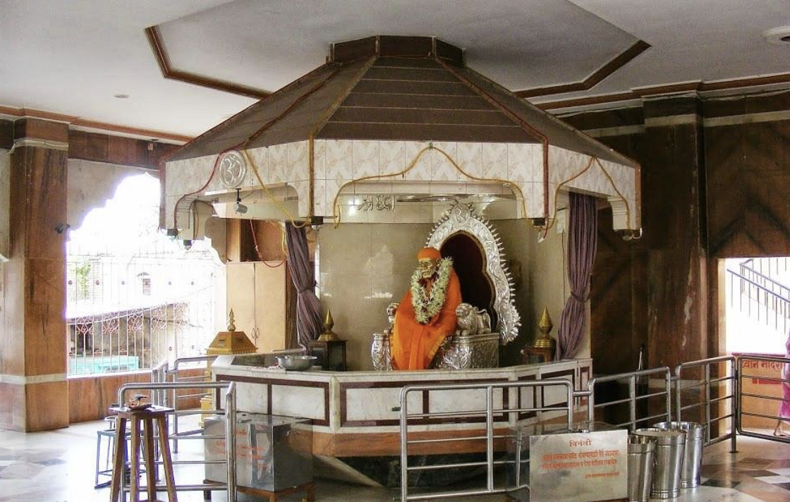 Sai Baba’s Murthi in Sri Sai Janmasthan Mandir[3]