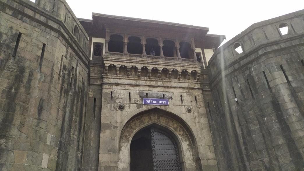 The anterior view of Shaniwar Wada, a notable example of Wada architecture in Pune. (Source: CKA Archives)