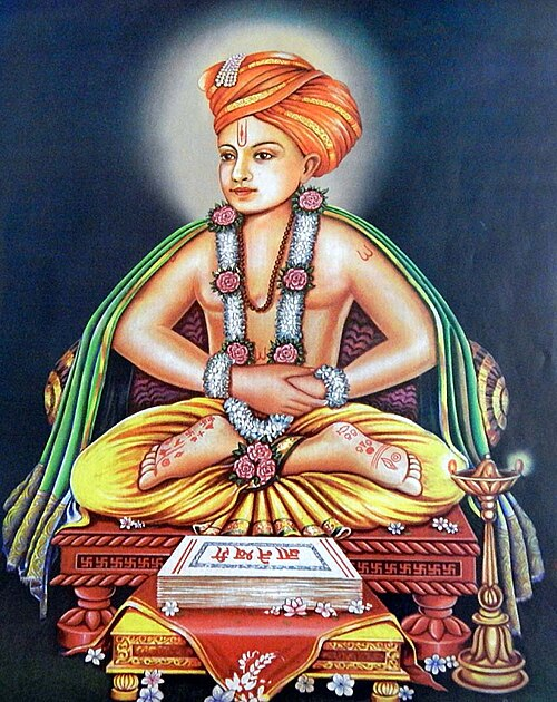 Sant Dnyaneshwar is closely associated with Alandi, Pune district, where he composed the Dnyaneshwari and entered sanjeevan samadhi at the age of 21.[3]