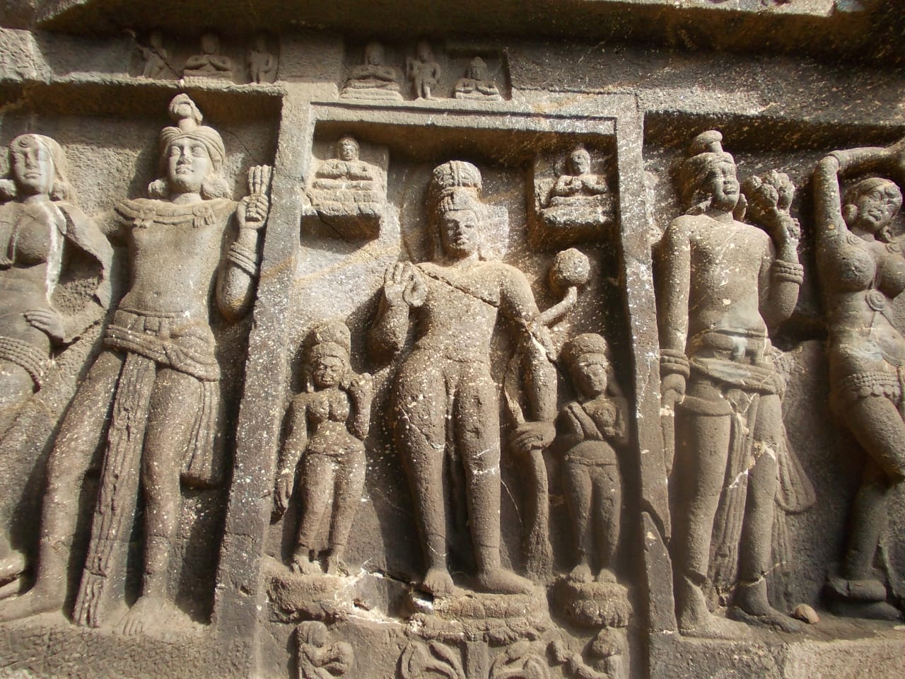 Carvings in the Karla Caves near Lonavala. (Source: Vignesh Jaiswal)