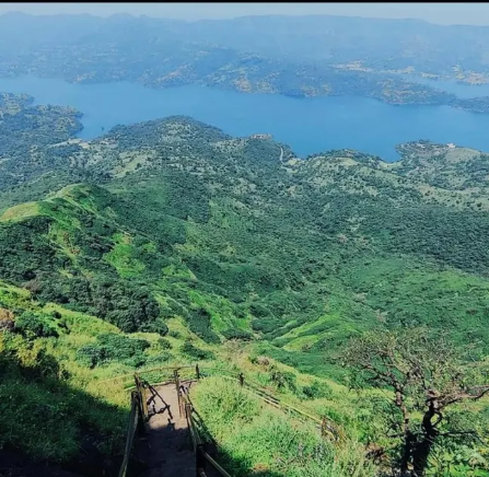Chapet Dam backwaters as viewed from Torna Fort. (Source: CKA Archives)