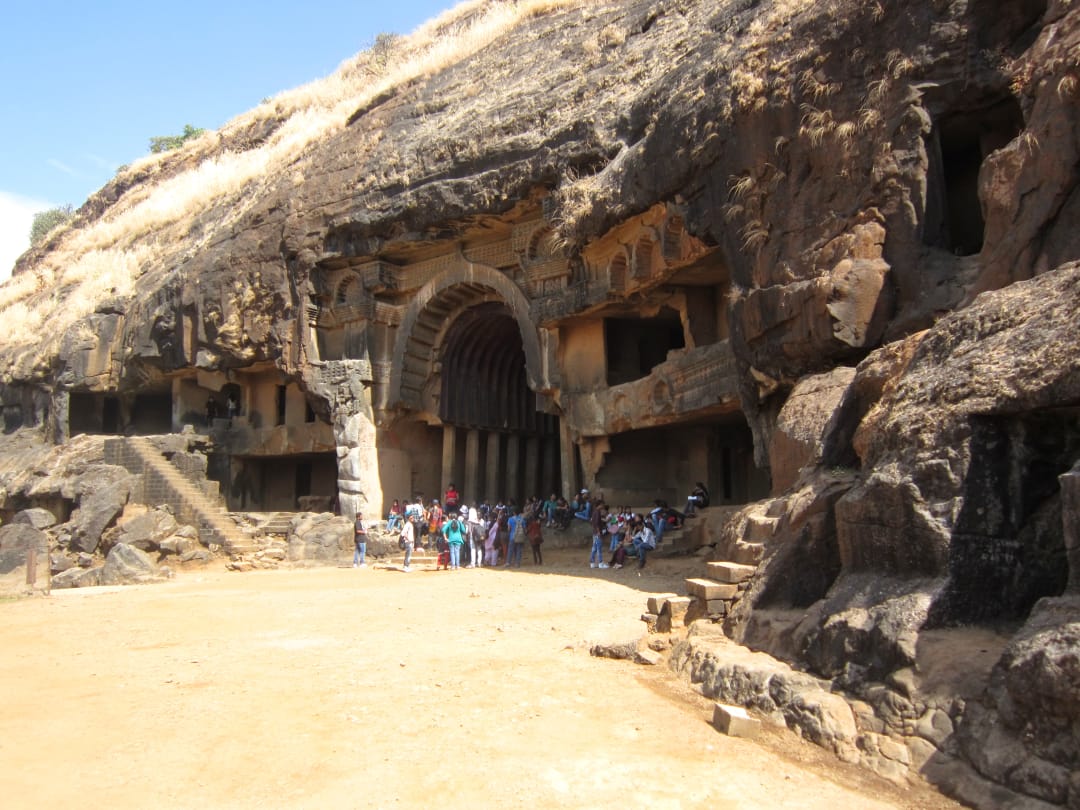 Entrance to the Bhaja Caves, in Bhaja Village, Pune. (Source: Vignesh Jaiswal)
