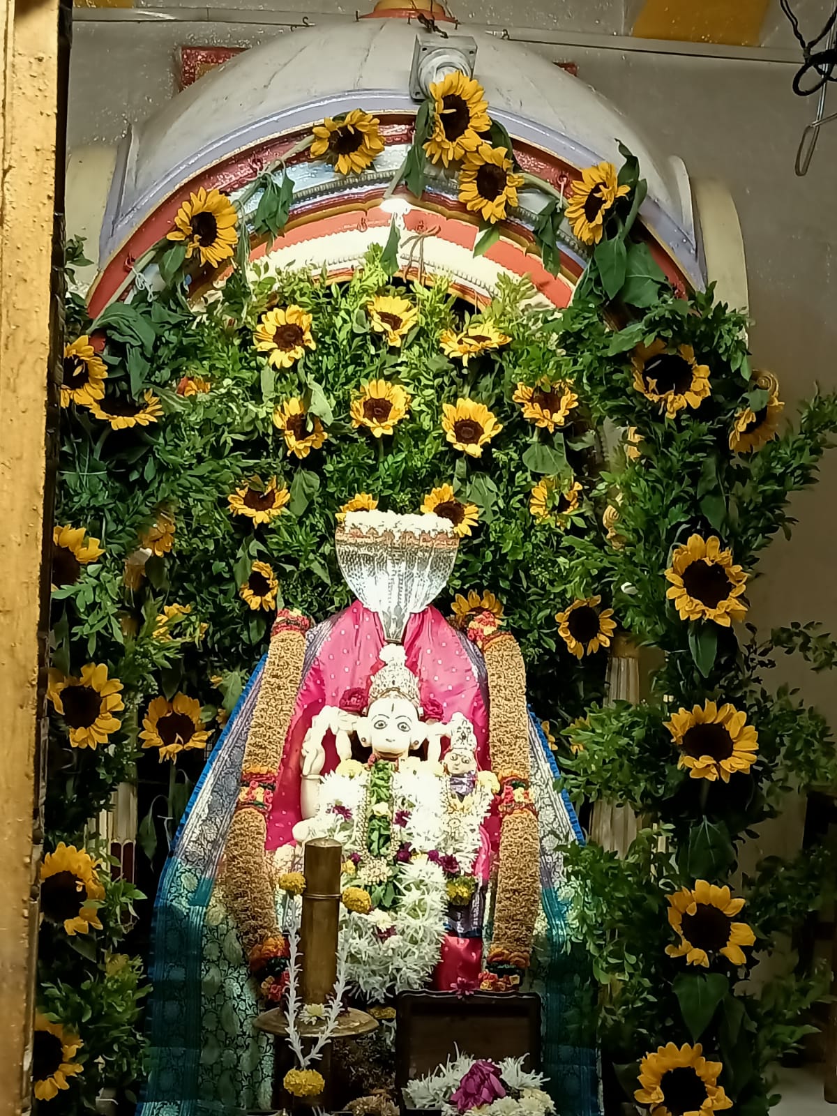 Image of the Devta taken during the Narasimha Navratri. (Source: CKA Archives)