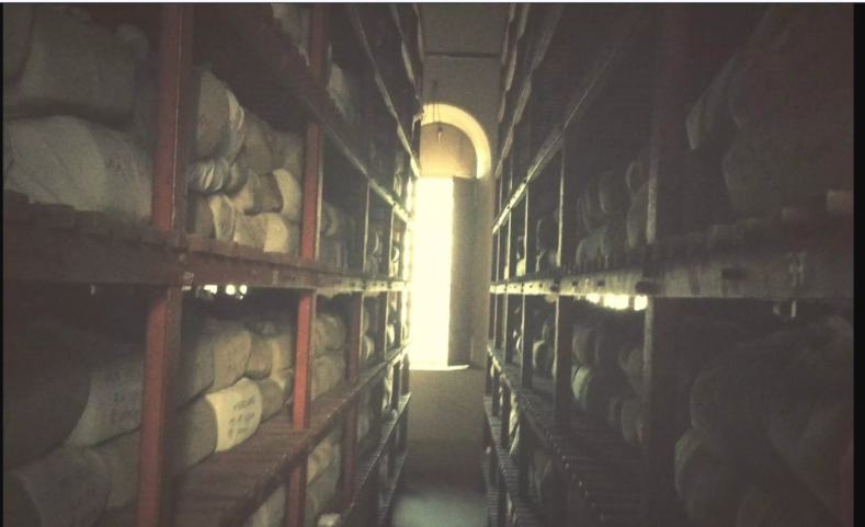 Inside Pune Archives, historical records date from the early Maratha period to the early colonial period.[53]