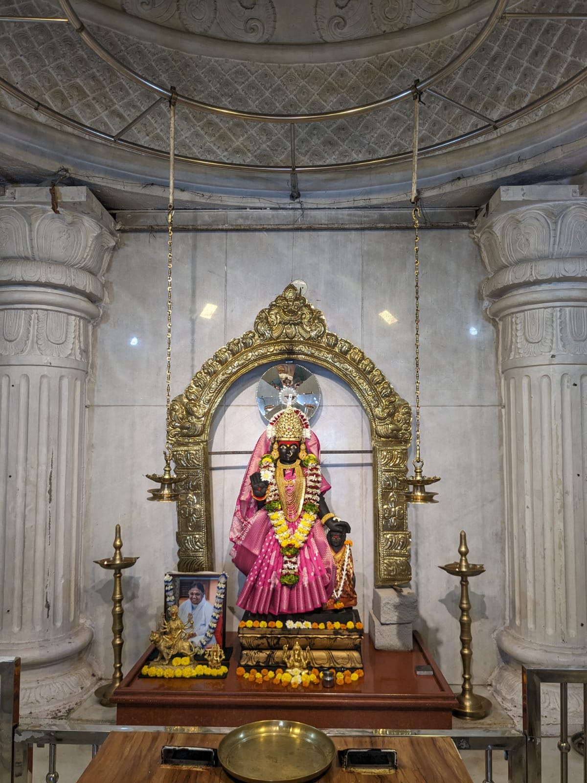 Inside the Tukai Mata Mandir. (Source: CKA Archives)
