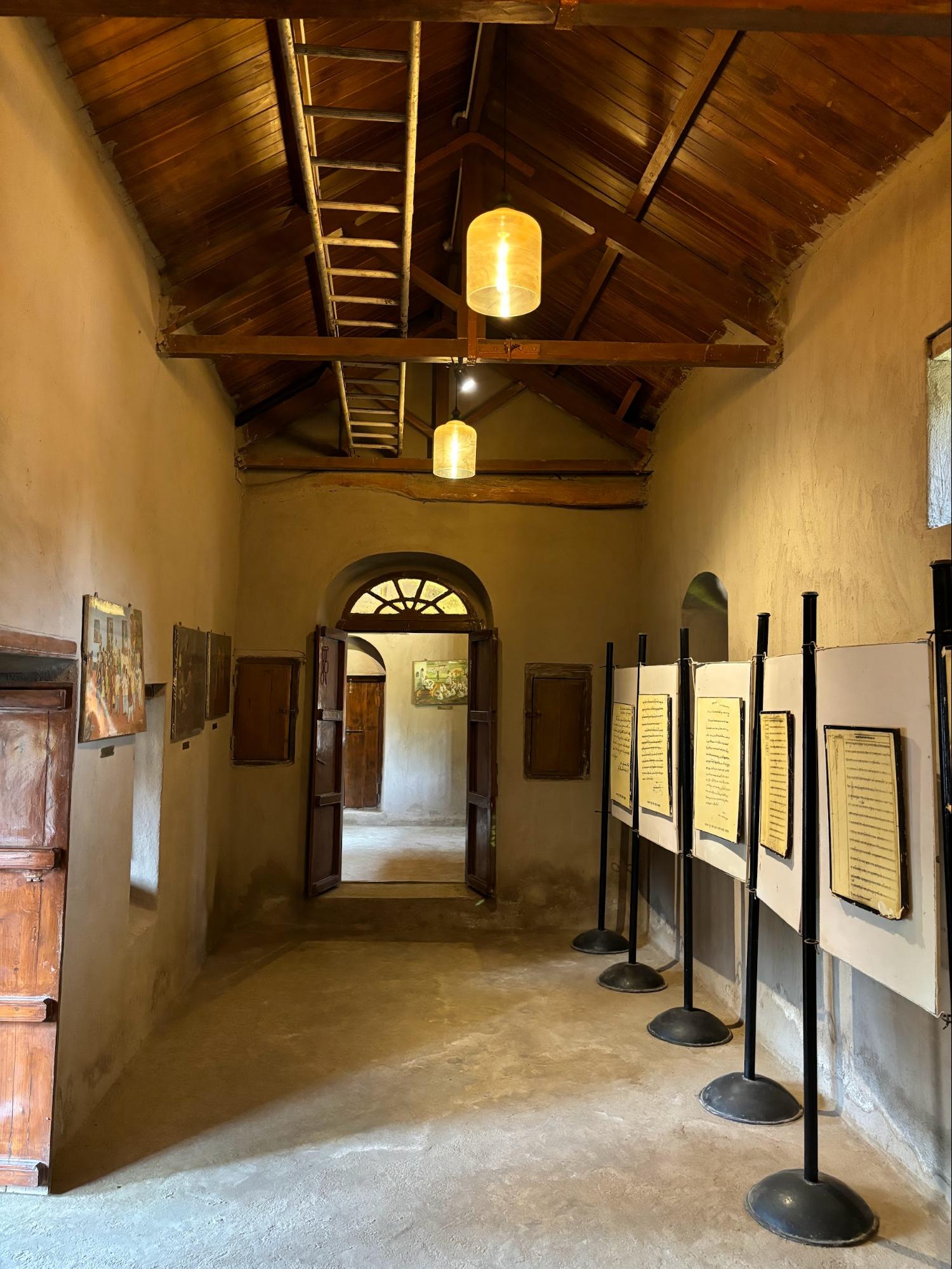 The entrance to the main house which has been refurbished and well-maintained by the PMC. Several letters and pictures of figures associated with the Phules are displayed here. (Source: CKA Archives)