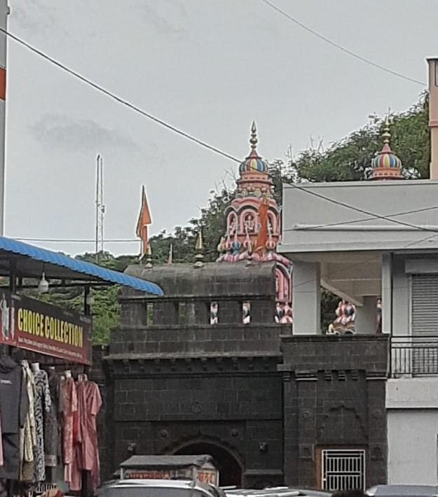 The fort-style exterior of Hanuman Mandir, a later addition that gives the structure a distinct architectural identity. (Source: CKA Archives)