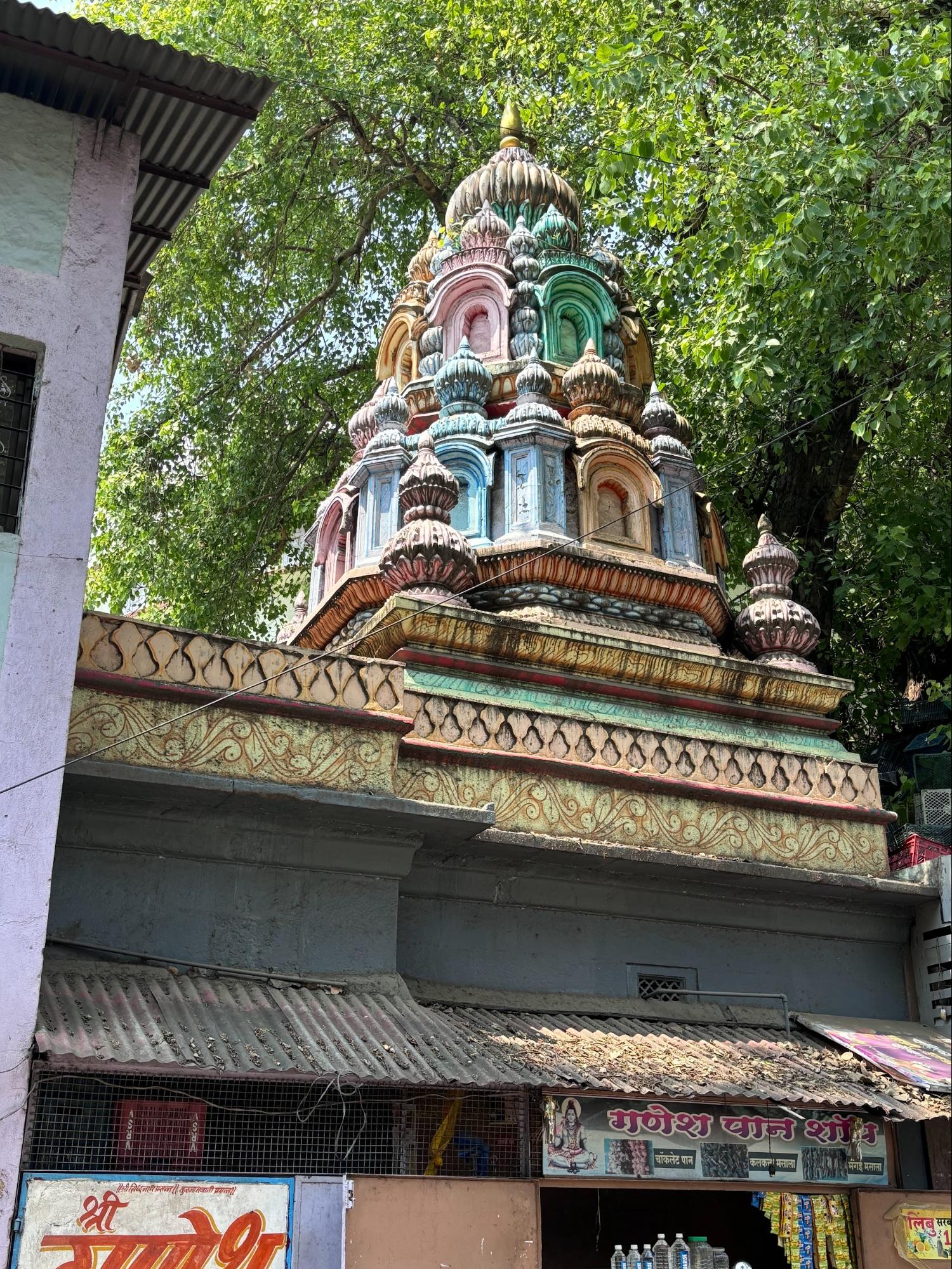 The shikhara of Dulya Maruti Mandir which stands in Ganesh Peth, Pune. (CKA Archives)