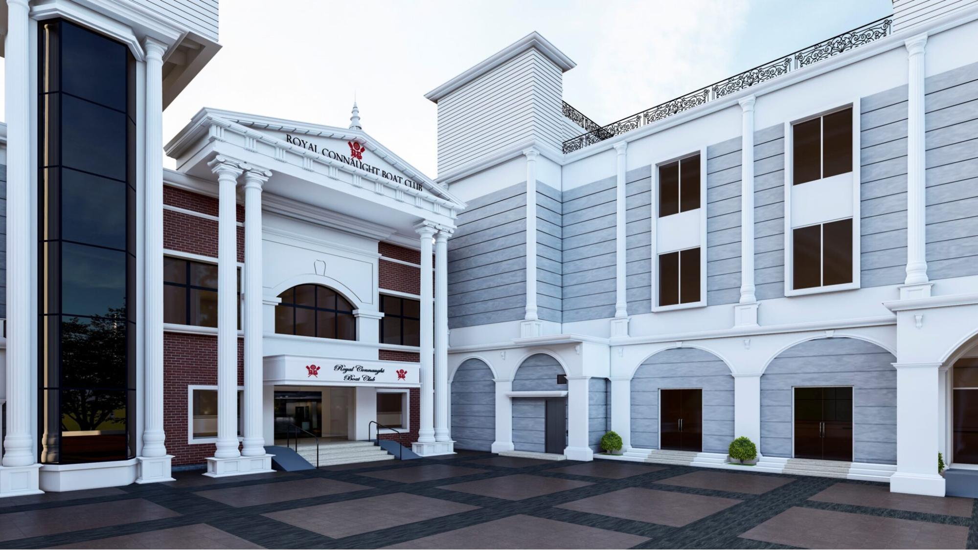 Exterior view of the Royal Connaught Boat Club[12]