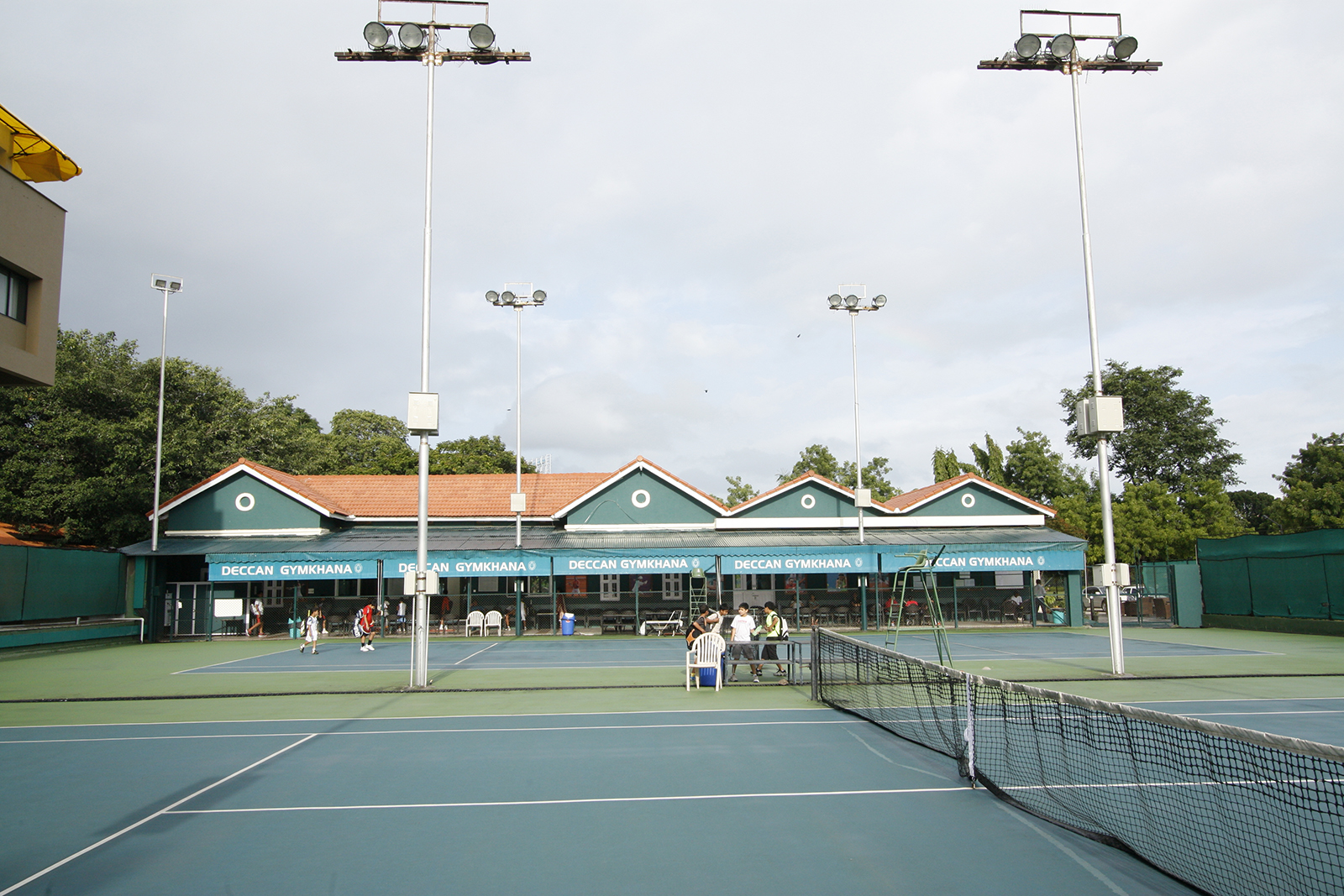 Tennis courts at Deccan Gymkhana.[10]