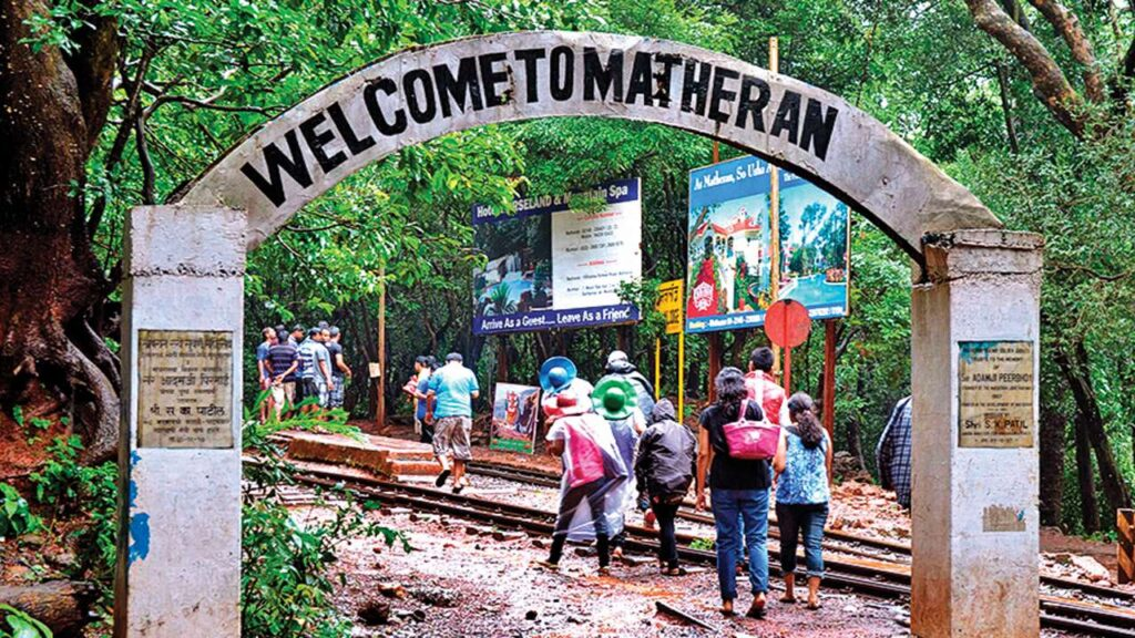 Entrance of Matheran, a hill station situated in Neral, Raigad district.[5]